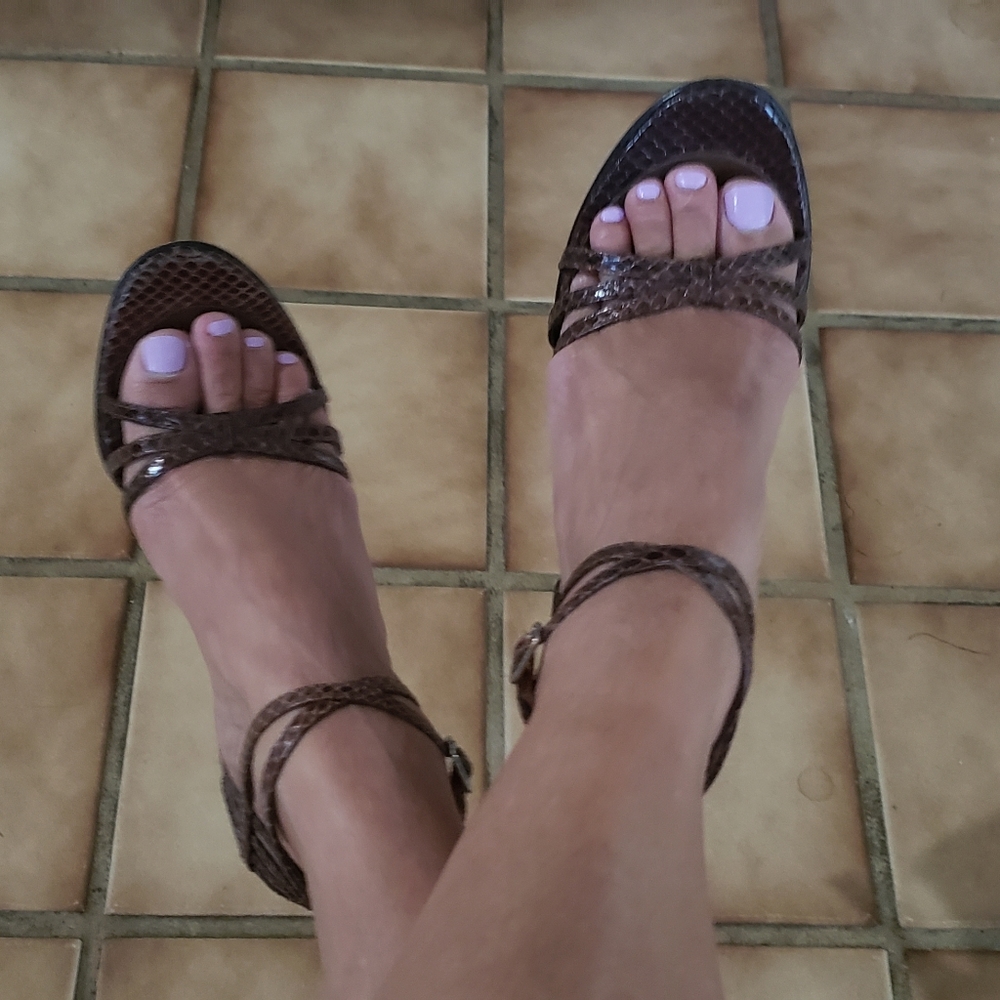 Bebe strappy high heel sandals